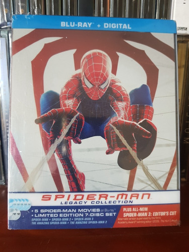 Spiderman Legacy Colection Steelbooks 1 2 3 Amazin 1 Y 2 