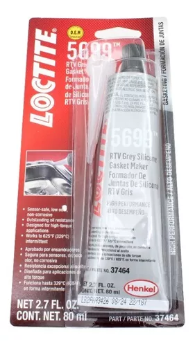 Loctite® 491982 - Loctite® 5699TM Silicón RTV Gris, Alto Desempeño