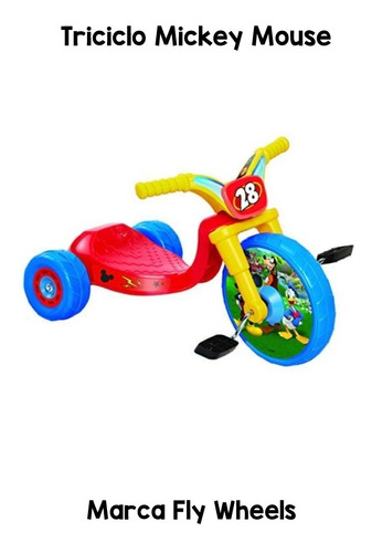 Triciclo Mickey Mouse, 10 Pulgadas Marca Fly Wheels 