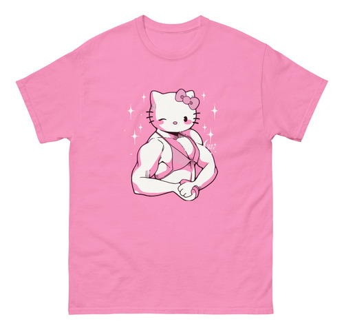 Camiseta Hello Kitty Musculos Y Brillos | Gym