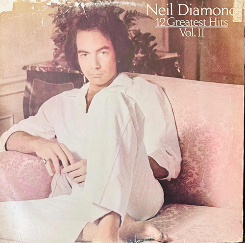 Disco Vinilo De Época Neil Diamond 12 Greatest Hits Vol.ii