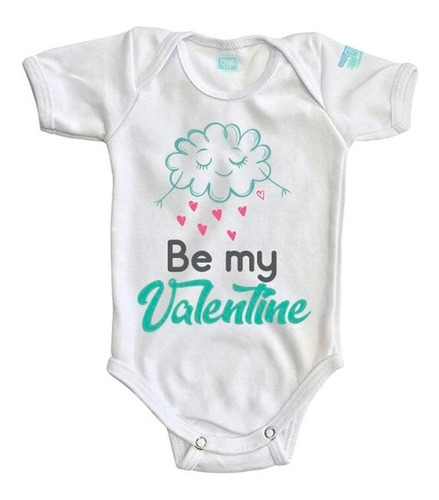 Pañalero Be My Valentine Nube San Valentín Ropa Bebé Baby