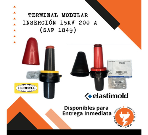 Terminal Modular Inserción 15 Kv 200 Amp