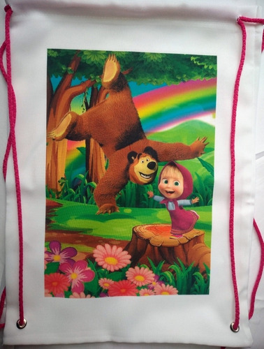Mochilita De Tela Personalizada, 30x40, 30 Unidades