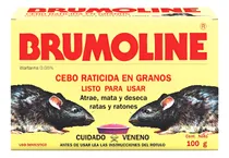 Comprar Veneno Rata Roedores Brumoline X100grs Raticida Mata Deseca