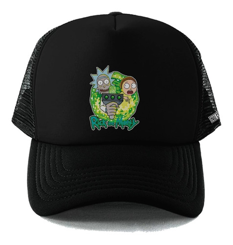 Gorra Con Malla Rick And Y Morty Serie Cool Phg