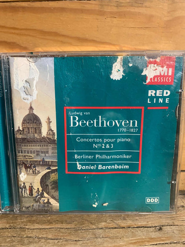 Cd Bethoven Concierto Para Piano 2 &3 Daniel Baremboin