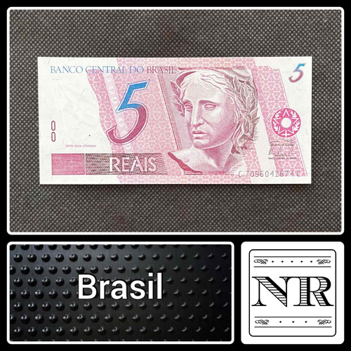 Brasil - 5 Reais - Año 2009 - P #244 A - Garza