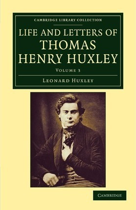 Libro Life And Letters Of Thomas Henry Huxley 3 Volume Se...