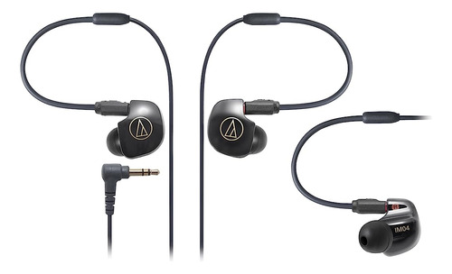 Audio Technica Ath-im04 Sonicpro Balanced In-ear Monitor Aur Color Ver Imagen