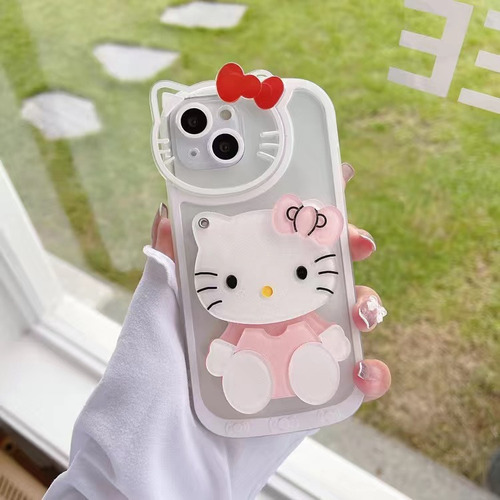 Cartoon Kt Cat Mobile Shell Para iPhone 15