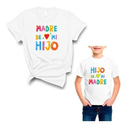 Duo Playeras Día De La Madre Hijo De Mi Madre