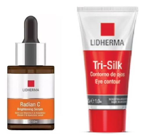 Lidherma Kit Radian C Serum + Tri Silk Contorno De Ojos