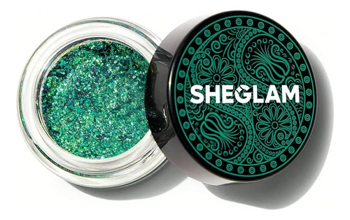 Sheglam  - Sombra En Gel Con Glitter - Tono: Peacock