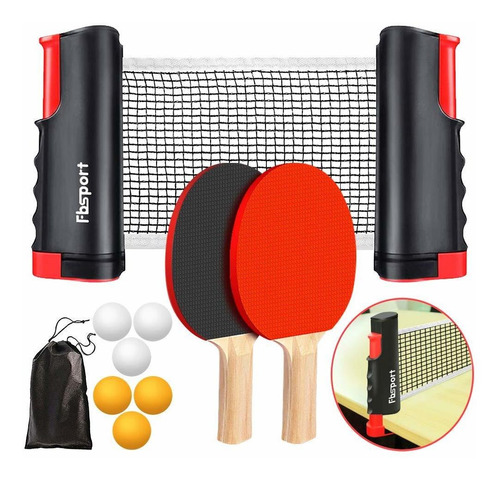 Fbsport Juego De Remo De Ping Pong, Juego De Tenis De Mesa P