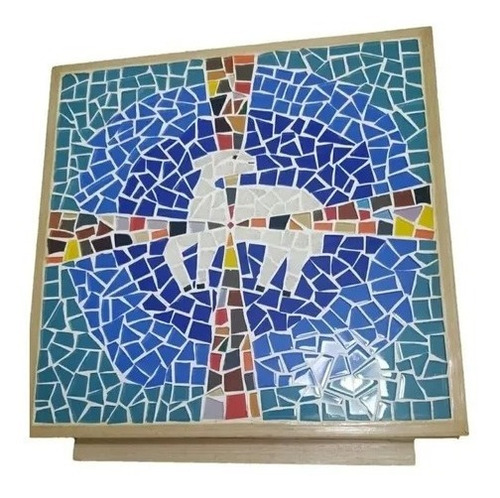 Sacrário  40x50, Cordeiro De Deus. Mosaico..