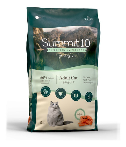 Summit 10 Grain Free Cat Sensitive 3kg