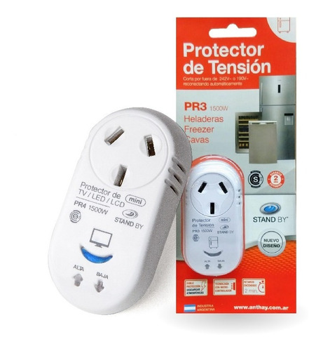 Protector Tensión Heladera Electrodomésticos Corte De Luz