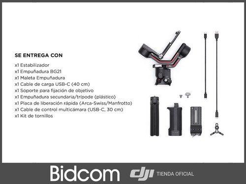 Imagen 8 de 10 de Estabilizador De Cámara Ronin Dji Rs3 Profesional Gimbal