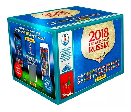 Caja Display Panini Rusia 2018 Italiana 100% Original