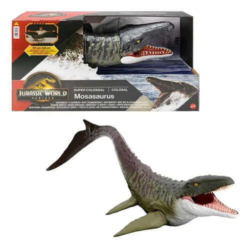 Jurassic World Mosasaurus Colosal Gigante 91cm Mattel