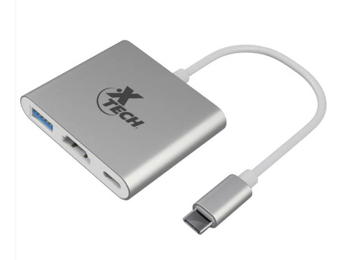 Adaptador De Video Usb Tipo C Hdmi Multipuerto 3 En 1 4k Fhd