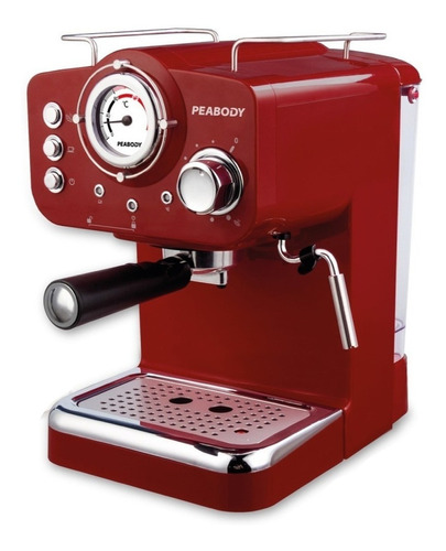 Imagen 1 de 3 de Cafetera Peabody Smartchef PE-CE5003 automática roja expreso 220V