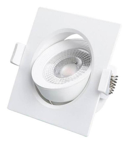 Spot De Led Lorenzetti Quadrado 5w Bivolt 6500k Luz Branca