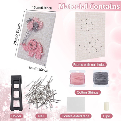 Webeedy Diy 3d String Art Kit Para Adultos Principiantes, Ki