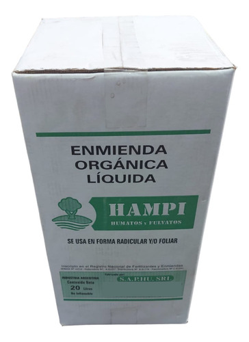 Fertilizante Enmienda Orgánica Hampi Humatos Y Fulvatos 20l