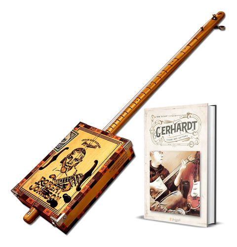 Cigar Box Guitar Diddley Bow De 1 Cuerda - Fretless