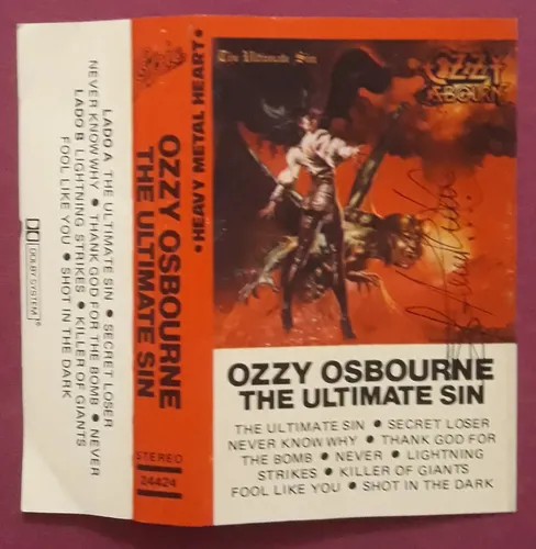 Fita K7 Ozzy Osbourne. Lote Com 3 Fitas. | MercadoLivre