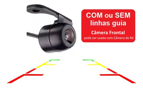 Tela 9 Lcd + Câmera Traseira Com Led 15m + Camera Fontal