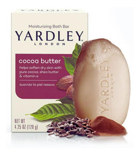 Yardley Jabón En Barra Manteca Cocoa 113g