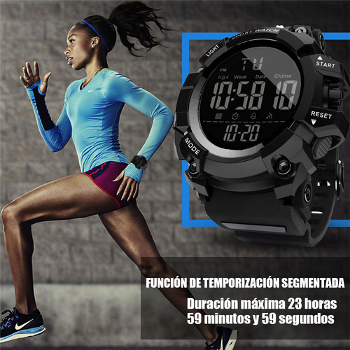 Reloj Hombre Resistenteagua Con,hora,fecha,alarma,cronómetro
