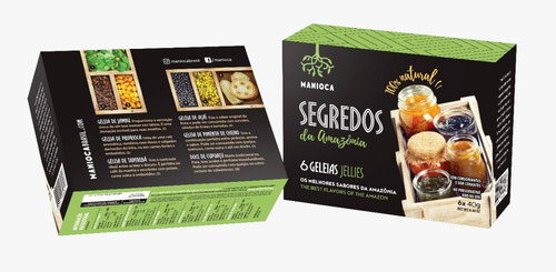 Kit Para Presente Com Geleias Da Amazônia 100% Natural