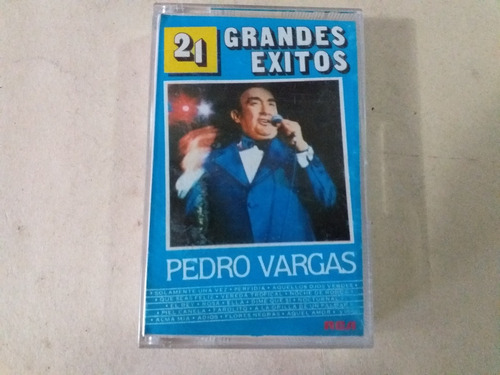 Cassette Pedro Vargas/  21 Grandes Exitos