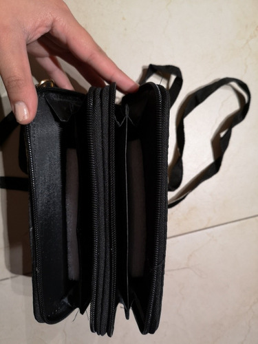Imagen 5 de 5 de Bolsa Bordada Estilo Oaxaqueña, Con 2 Cierres