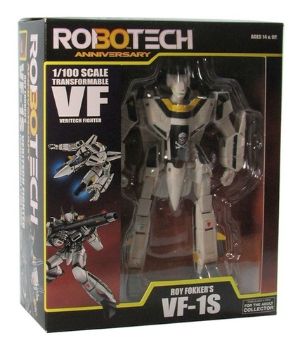 Macross Robotech Vf-1j Scala Valkiria Roy Foker Toynami