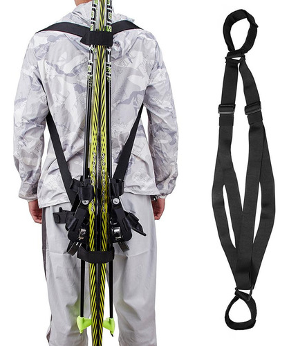 Bolsa De Esqui Com Alça De Ombro, Pólos De Esqui, Mochila, P