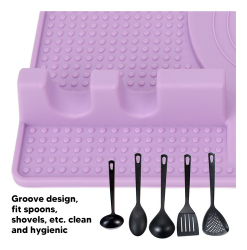 Soporte Para Cucharas, De Silicona, Para Utensilios, Resiste