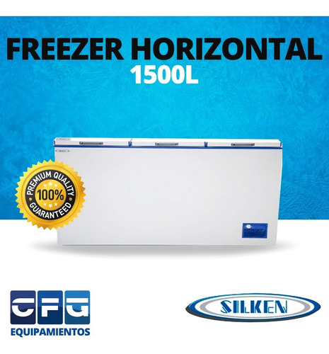 Freezer Horizontal 1500l Tapa Ciega Fh 1500 Silken
