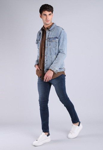Chaqueta Denim Con Sherpa Hombre Soviet Sjkh702de