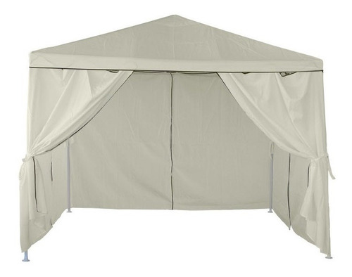 Gazebo Con Paredes 3 X 3 Mts. Alt. 2,50 Mts Poliester Jardin