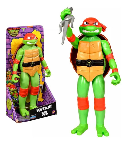 Tortugas Ninja Figura Raphael Mutant Xl Caos Mutante 24cm