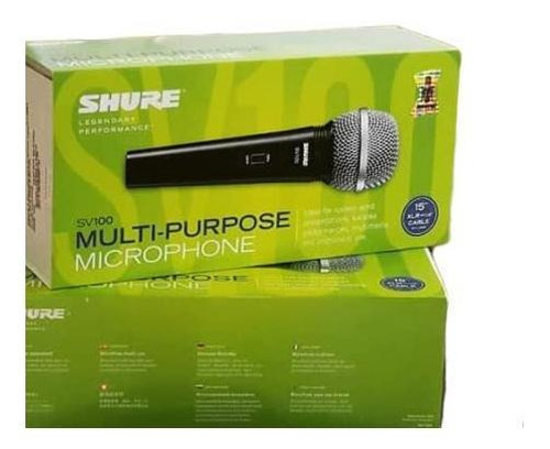Micrófono vocal profesional Shure Sv100 con cable