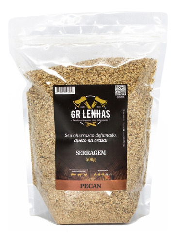 Serragem Lenha Frutifera 2kg - Defumação Charcutaria Bbq