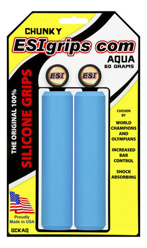 Mangos De Bicicleta Esi Grips Chunky Aqua Mtb