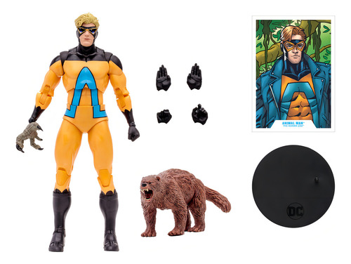 Mcfarlane Figura De Accion: Dc Comics - Animalman Gold Label