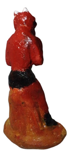 Combo Exu Caveira Do Inferno João Caveira Imagem Umbanda Vermelho